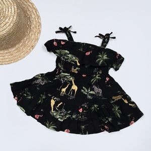 Old Navy 0-3m Safari Ruffled Dress
